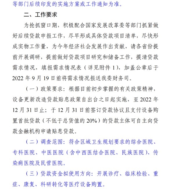 醫療設備貼息貸款政策申請條件及流程解讀